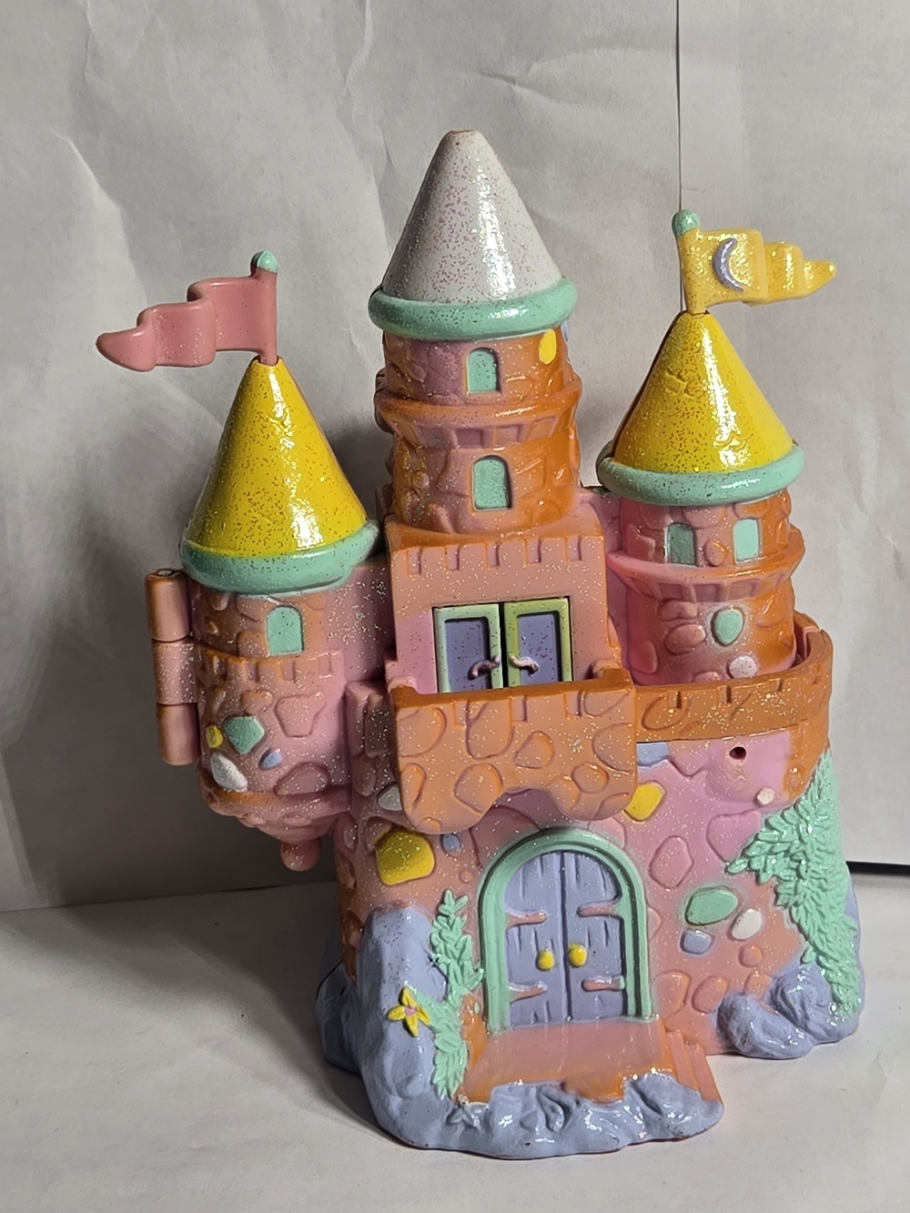1994 Trendmaster Castle Polly Pocket Pink Star Castle By The Sea Vintage